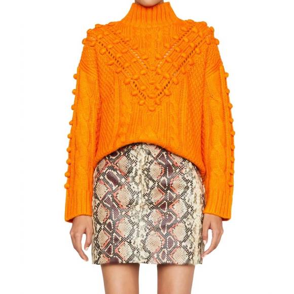 NEW MARIE OLIVER eris sweater in persimmon - Picture 1 of 3